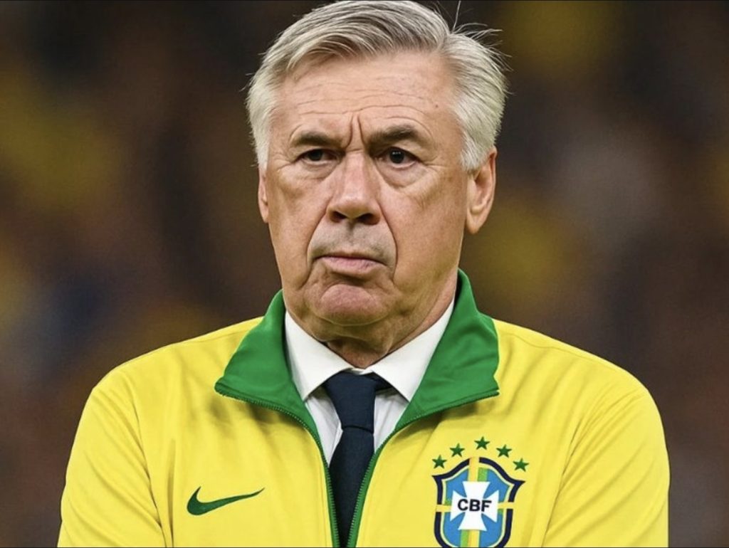 Técnico Carlo Ancelotti retorna ao comando da Seleção Brasileira e já define convocados