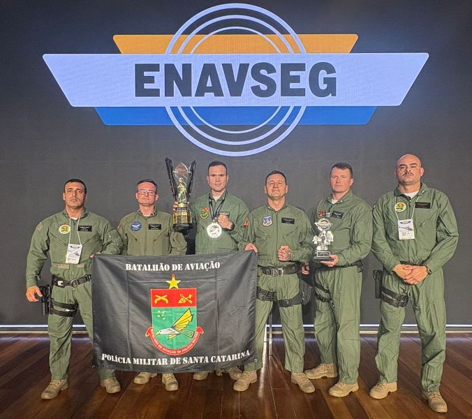 Batalhão de Aviação da PMSC é Tri Campeão Nacional