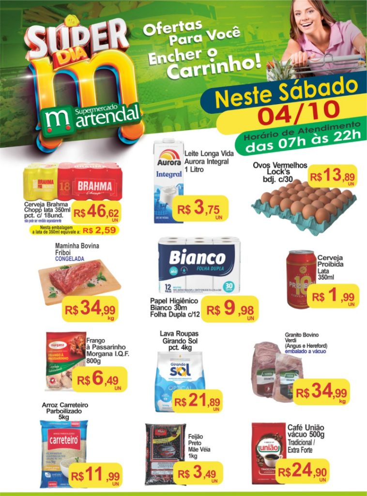 Ofertas incríveis no DIA M do Martendal