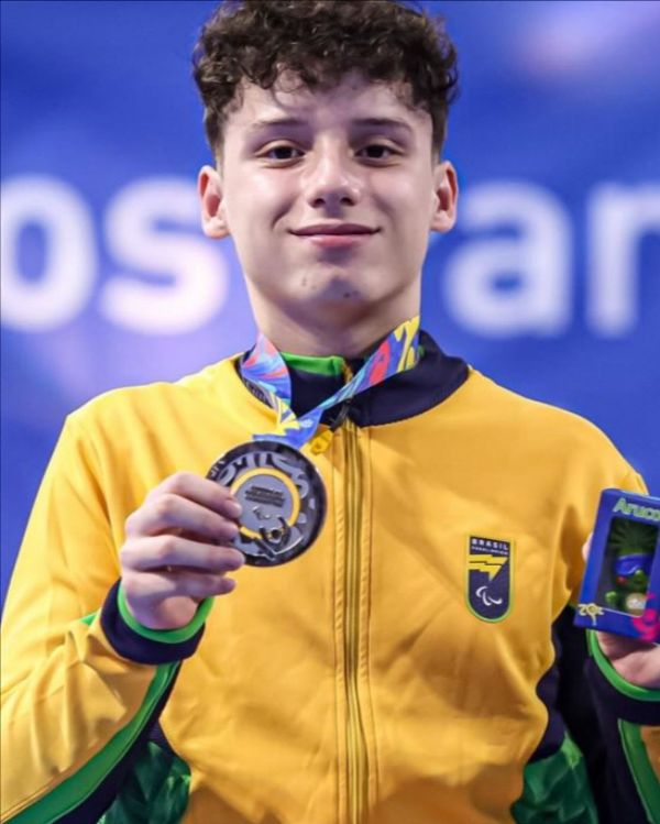 Arthur Branco é Prata no Parapan-Americano de Jovens no Chile