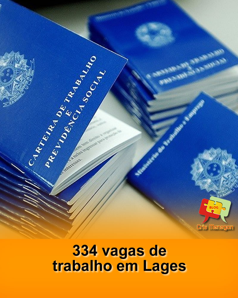 334 vagas de trabalho em Lages