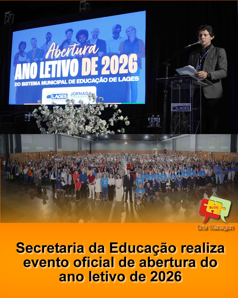 Secretaria da Educação realiza evento oficial de abertura do ano letivo de 2026