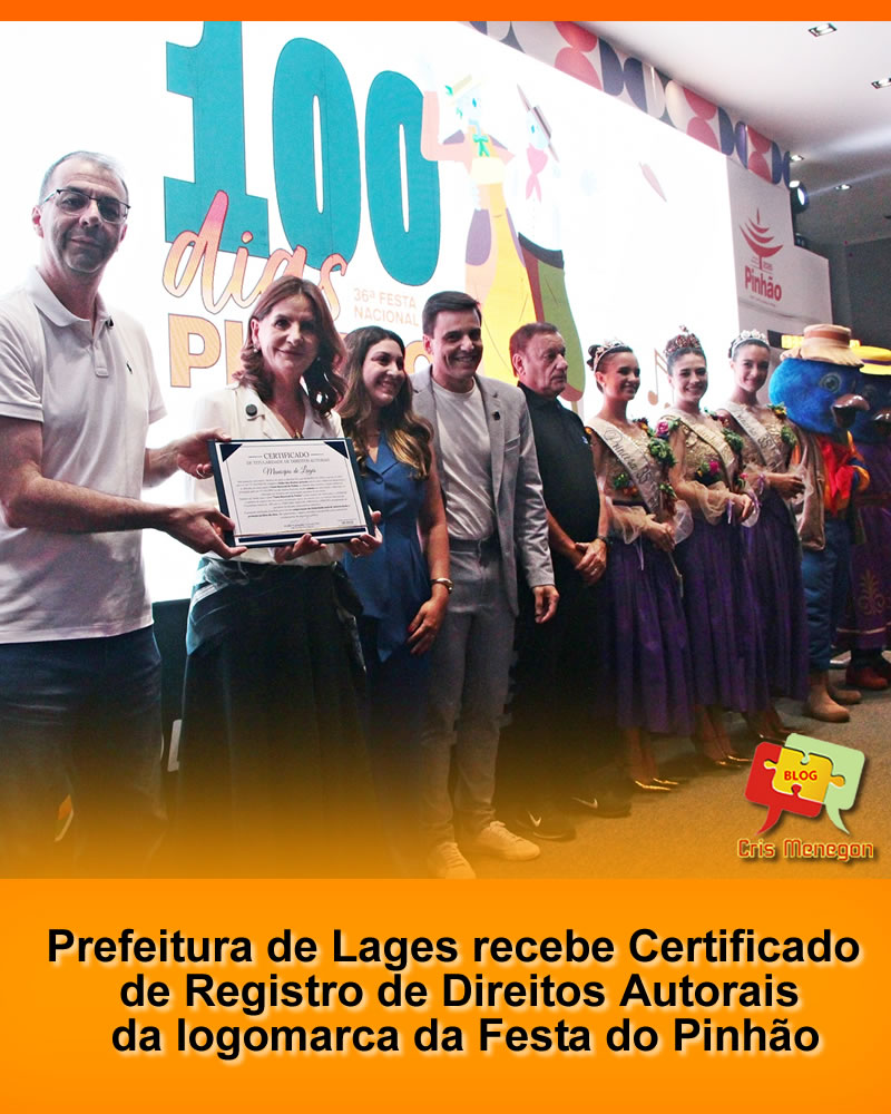 Direitos Autorais da logomarca da Festa do Pinhão