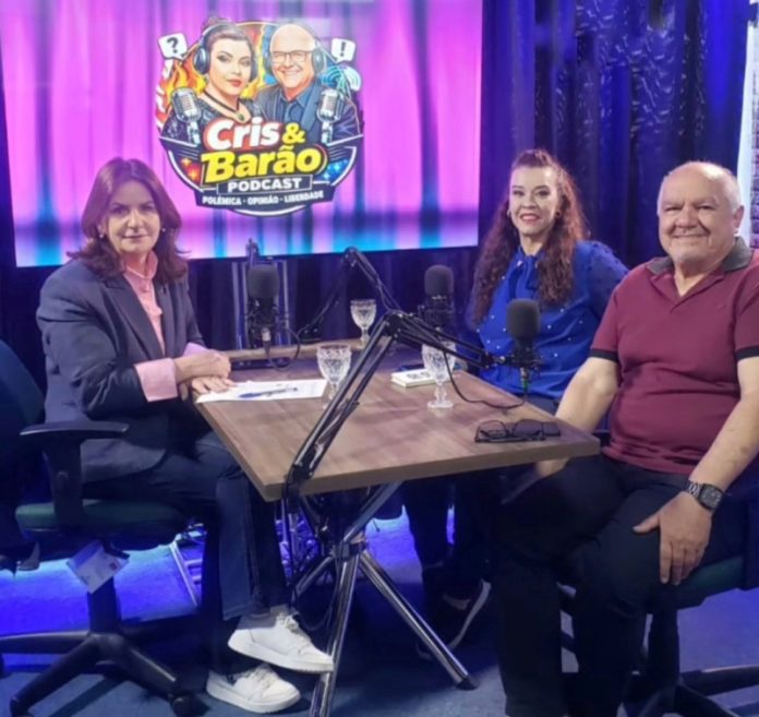 Podcast Cris & Barão com a prefeita Carmen Zanotto
