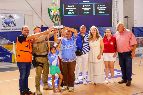 Protegidos de São Carlos é campeã do Carnaval de Lages 2026